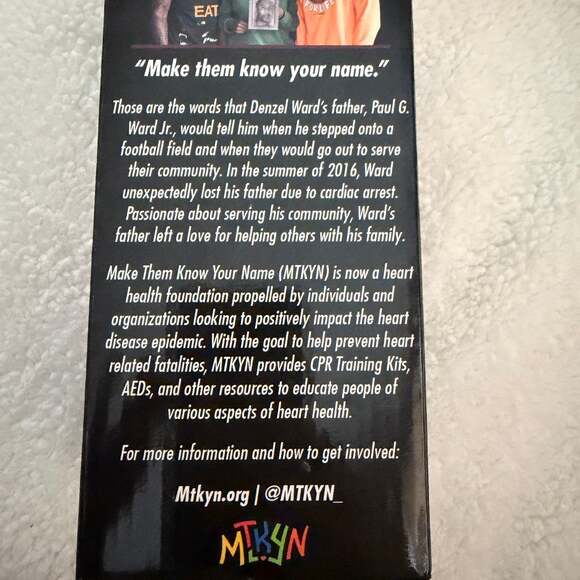 Cleveland Monsters Denzel Ward Bobblehead / Bobble Head 2023 - Picture 4 of 4